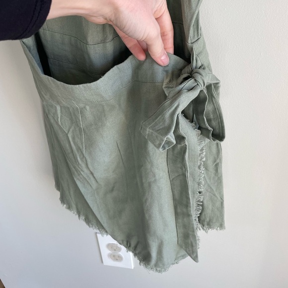 Princess Polly Rally Playsuit Khaki Sage Green Romper - US Size 6 - NWT - Picture 12 of 14